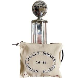 Summer‎ Dispatch Leisure Pouch Hand Painted Americana Canvas Travel Organizer